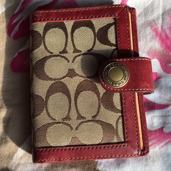 Coach passport and bank/business card holders